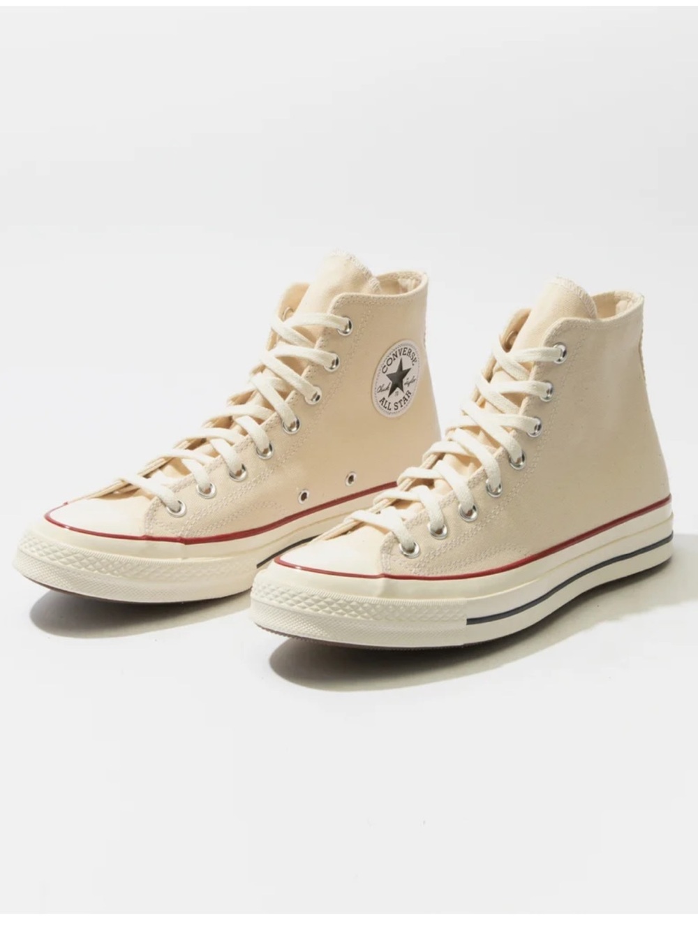 Converse Chuck Taylor All Star 70 High top sneakers in a parchment color 6.5